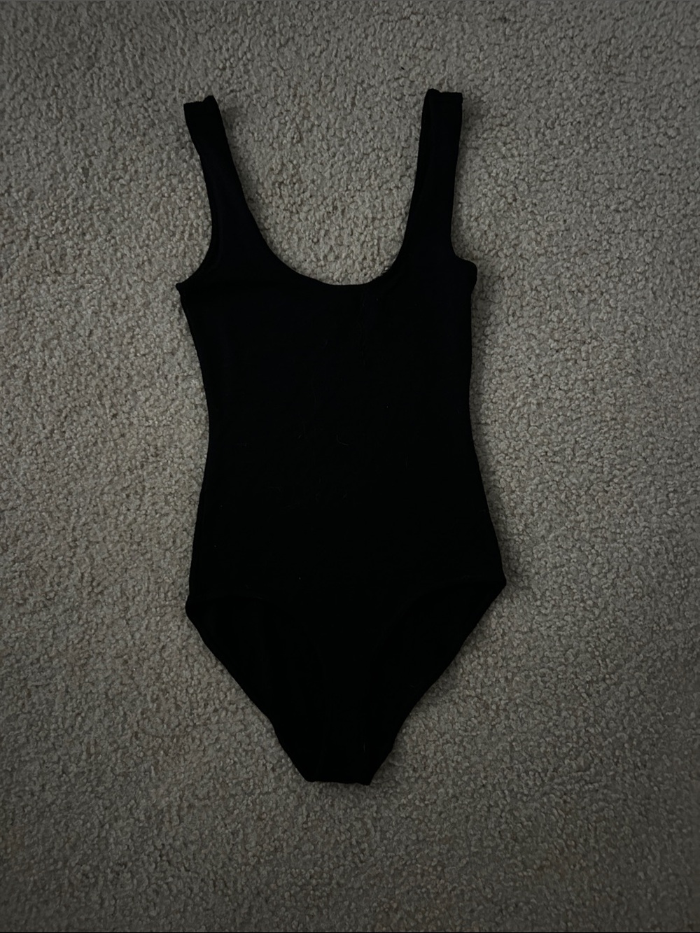 Wilfred Black Scoop Neck Sleeveless Bodysuit